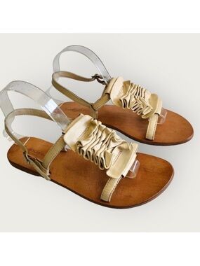 Chocolat Blu Ruched Sandals